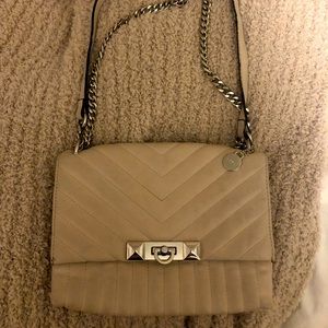 Cream aldo bag purse/cross body